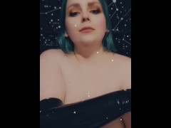 Modelling My Elbow Length Latex Gloves ~ first time try-on