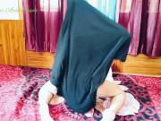 Preview 5 of Muslim Slut Fingering Her Tight Hairy Pussy And Bounces Big Tight Ass