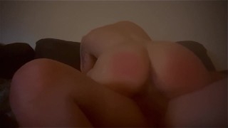 Riding My Man's Massive Thick Cock Following A Firm Slap From True Amateurs
