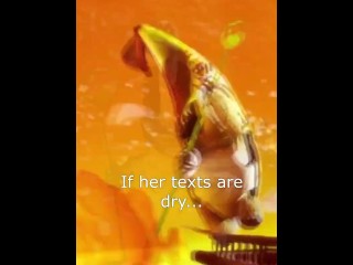 マスター Oogway 彼女のテキストが乾いている場合、彼女のクーチーは別の男から濡れています