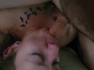 Daddy D_fucks his little sluts throat then destroys_that wet pussy
