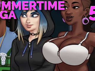 gameplay, small tits, summertime saga, cartoon