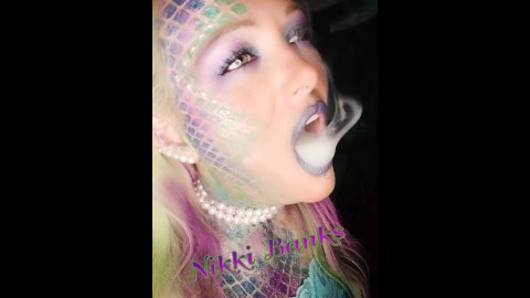 xNx - For My Smoking Fetish Fans. Smoking Mermaid Edition.