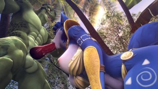 legend of Krystal blowjob