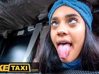 Fake Taxi Capri Lmonde Lowers her Sexy Booty onto a Big Thick Cock