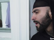 Preview 3 of GAYWIRE - Latino Criminal Caught Between A Big Black Cock And A Hard Place