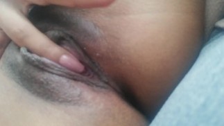 Wet masturbating
