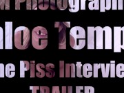 Preview 1 of Chloe Temple: The Piss Interview TRAILER