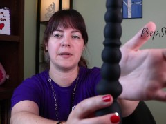 Toy Review - Evolved Magic Stick Beaded Vibrator with 3 Motors Butt Plug Sex Toy