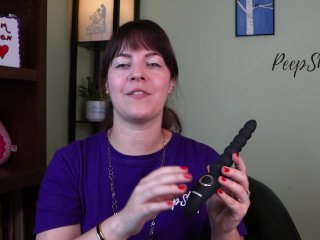 Toy Review - Evolved Magic Stick Beaded Vibrator with 3 Motors Butt PlugSex Toy, FromPeepshow Toys