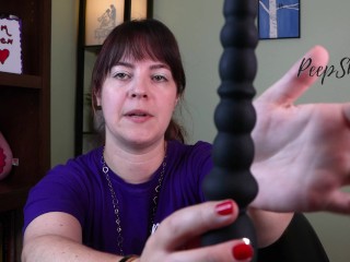 Toy Review - Evolved Magic Stick Beaded Vibrator with 3 Motors Butt Plug Sex Toy, from Peepshow Toys