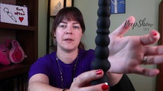 Toy Review - Geëvolueerde Magic Stick beaded vibrator met 3 motoren buttplug seks Toy, van Peepshow Toys