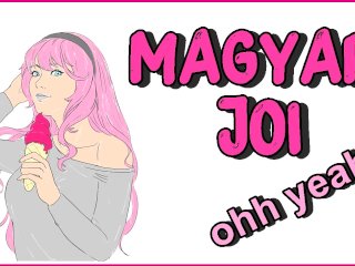 Screen Capture of Video Titled: Magyar JOI / Hungarian JOI - Szexy time Melisszával (bizarr eszköz használata)