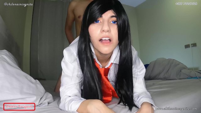 Blue Eyed Virgin Straight Black Hair Has Sex Debut In Front Of Cameras - Japanese 