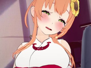 【にじさんじ 本間ひまわり(巫女)】本間ひまわり(巫女)がふたなりオナニーで絶頂するだけ