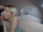 Preview 1 of Ex-girlfriend came to get things but got cum in mouth