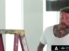 Video NURUMASSAGE Abella Danger's Wet Pussy Fixed His Back Pain