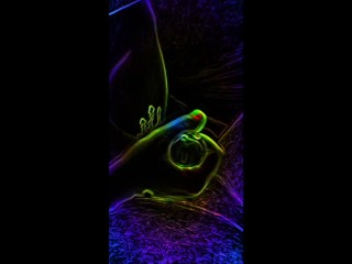 Blowjob with Trippy Filter