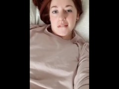 PAWG Redhead Slut finger fuck