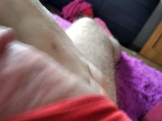 MILF pornstar AimeeParadise: games with the dick of her beloved husband)) Footjob, handjob, cowgirl!