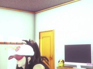 Pokemon Hentai - Hilda Blowjob and boobjob (Uncensored)