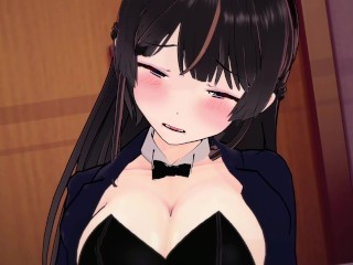 【にじさんじ 月ノ美兎(バニー)】月ノ美兎(バニー)がふたなりオナニーで絶頂するだけ