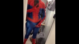 Spider-Man cums to vist