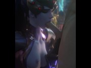 Preview 2 of Overwatch Widowmaker blowjob - (Fpsblyck)