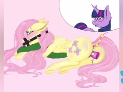 Speed Paint: Fluttershy helps Twilight study - Screenshot 15 of 16 - Twilight Sparkle