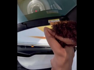 I Show my Boobs to the Truck Driver