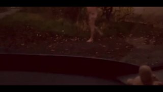 Stranded naked outside with 10 passing cars