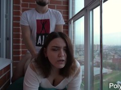 Жесткий секс на балконе. Соседи в шоке ... - Screenshot 11 of 16 - Teen