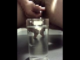 【series:masturbation】cumshot in the water（with ejaculation）