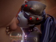 Preview 3 of Overwatch Widowmaker face fuck - (Fpsblyck)