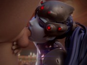 Preview 5 of Overwatch Widowmaker face fuck - (Fpsblyck)