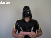 Preview 5 of ELM Games Throat Training Rubber Master instructs you to use a big dildo in your throat PREVIEW