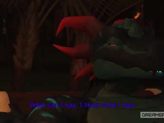 RISKY SHARK BLOWJOB DRAINS DUAL DICKED DRAGON [ROUGH] [DEEPTHROAT] [MUSCULAR]