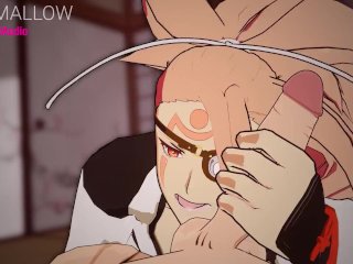 Baiken from Guilty Gear BlowjobsYou with Sound Design (3d Animation Hentai_Anime Game ASMR_Voice)