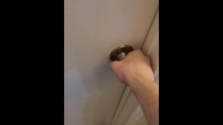 Bathroom door being locked ends with desperate piss in my living room