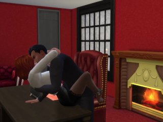 MegaSims- Wife Cheats on Husband with His Boss and Co-Workers (Sims_4)