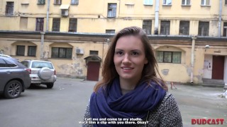 DudCast - красивую худышку выебли на кастинге