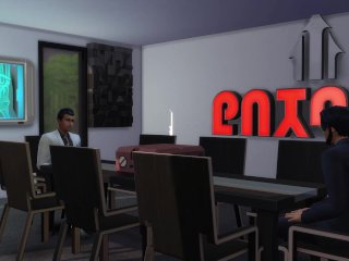 Mega Sims- Cheating wife gangbanged at new job (Sims 4)