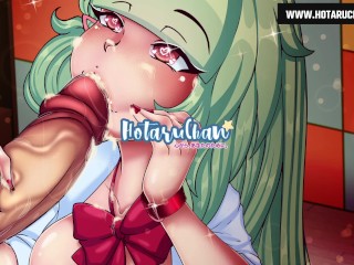 Hotaru Sucks a Huge Cock in her Hentai Art Studio [BY HotaruChanART] ❤