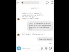 Video Cheating wife texts Instagram and sends snapchat videos to lover