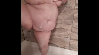 Sexy BBW in the shower 