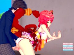 【エロゲーコイカツ！】VTuber さくらみこ3DCG巨乳アニメ動画(バーチャルYoutuber)[Hentai Game Koikatsu! Sakura Miko(Anime 3DCG Video
