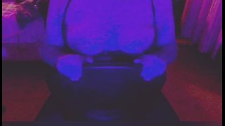 my boobs jumping with electronic music