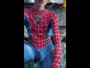 Preview 1 of Spider boy / Tiktok boys leaks / BoiBlue11xx / Hot Guys exposed / Huge Cock / Tiktok Big dick /