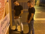 Preview 6 of Outdoor pissing Sluts I Pablo y Sebas