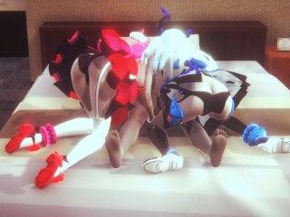 Rozaliya & Liliya forms a threesome